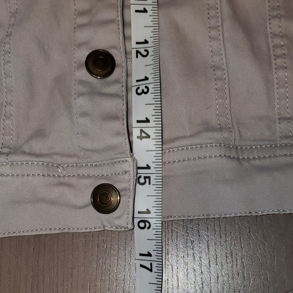 Papaya Cropped Denim Jacket - Picture 6 of 6